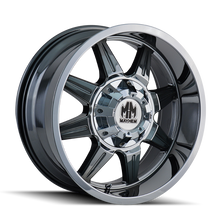 Load image into Gallery viewer, Mayhem 8100 Monstir 20x9 / 6x135 BP / 18mm Offset / 106mm Hub Chrome Wheel