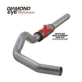 Diamond Eye KIT 5in Catback MFLR RPLCMENT PIPE Single AL: 2004.5-2007.5 DODGE CUMMINS 600