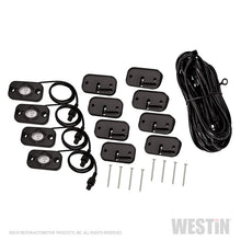 Load image into Gallery viewer, Westin Universal LED Rock Light Kit - 4 Lights - 14ft 9in Wiring Harness &amp; Switch