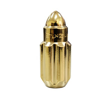 Load image into Gallery viewer, NRG 500 Series M12 X 1.5 Bullet Shape Steel Lug Nut Set - 21 Pc w/Lock Key - Chrome Gold