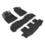 3D MAXpider 19-24 Subaru Ascent Kagu Black Bench Seats R1 R2 R3
