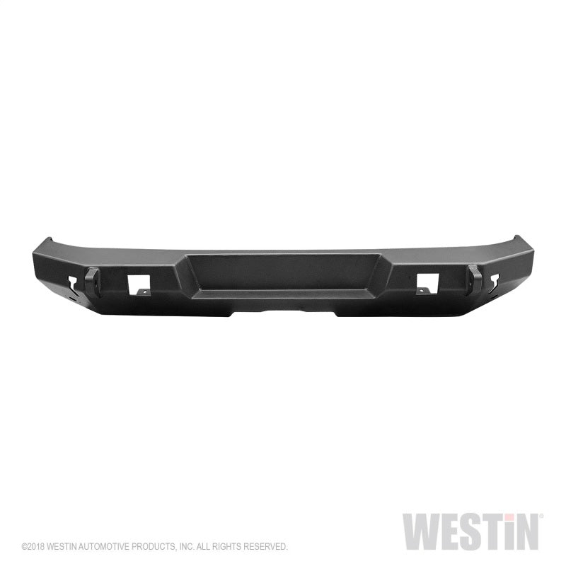 Westin 18-19 Jeep Wrangler JL Rear Bumper - Textured Black