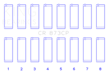 Load image into Gallery viewer, King Engine Bearings GM 379/395 16V (Size .026) Connecting Rod Bearings (Set of 8)