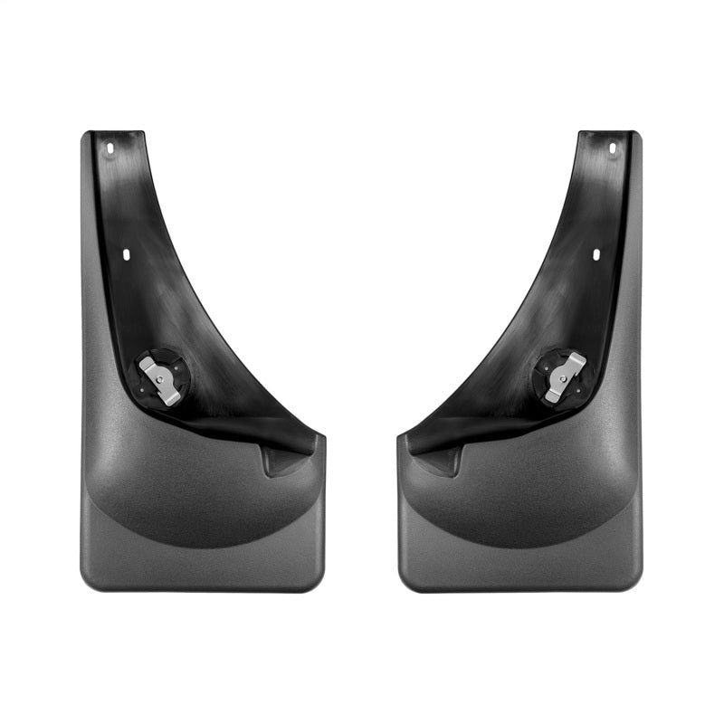 WeatherTech 22-23 Ford Bronco Raptor No Drill Mudflaps Rear Pair - Black