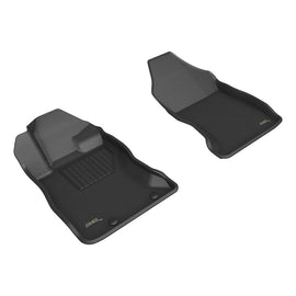 3D MAXpider 22-23 Subaru WRX Kagu Black Floor Mats - Row 1