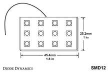 Load image into Gallery viewer, Diode Dynamics LED Board SMD12 - Amber (Pair)