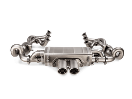 Akrapovic 21-22 Porsche 911 GT3/GT3 RS (992) Slip-On Race Line (Titanium) w/Titanium Tips