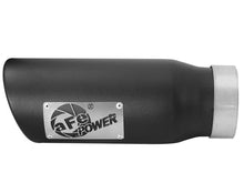 Load image into Gallery viewer, afe MACH Force-Xp Universal Exhaust Tip 3-1/2 IN Inlet x 4-1/2 IN Outlet x 12 IN L