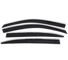 Load image into Gallery viewer, AVS 14-19 Jeep Cherokee Ventvisor Low Profile 4pc - Smoke w/Chrome Trim