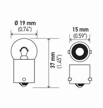 Load image into Gallery viewer, Hella Bulb 5007 12V 5W Ba15S B6 (2)