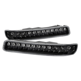 xTune GMC Sierra 99-06 Full LED Bumper Lights Black CBL-JH-GS99-LED-BK