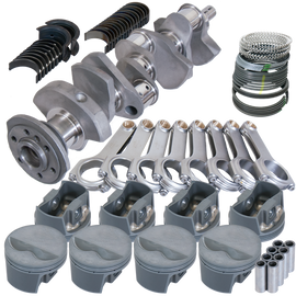 Eagle SBC 350 Competition Rotating Assembly 3.480in Stroke 5.700in Rods Forged Pistons .030 Overbore