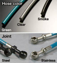 Load image into Gallery viewer, Project Mu Nissan Silvia S13 KS13 PS13 KPS13 Steel Green Brake Lines