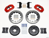 Wilwood Narrow Superlite 6R Front Hat Kit 13.06in Drill Red Nissan 350Z/Fiti G35