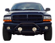 Load image into Gallery viewer, AVS 97-04 Dodge Dakota (Behind Grille 3 Pc) High Profile Bugflector II Hood Shield - Smoke