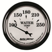 Load image into Gallery viewer, AutoMeter Gauge Water Temp 2-1/16in. 250 Deg. F Elec Old Tyme White II