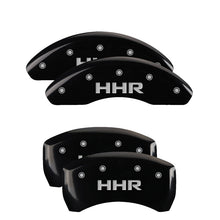 Load image into Gallery viewer, MGP 4 Caliper Covers Engraved Front &amp; Rear HHR Black finish silver ch