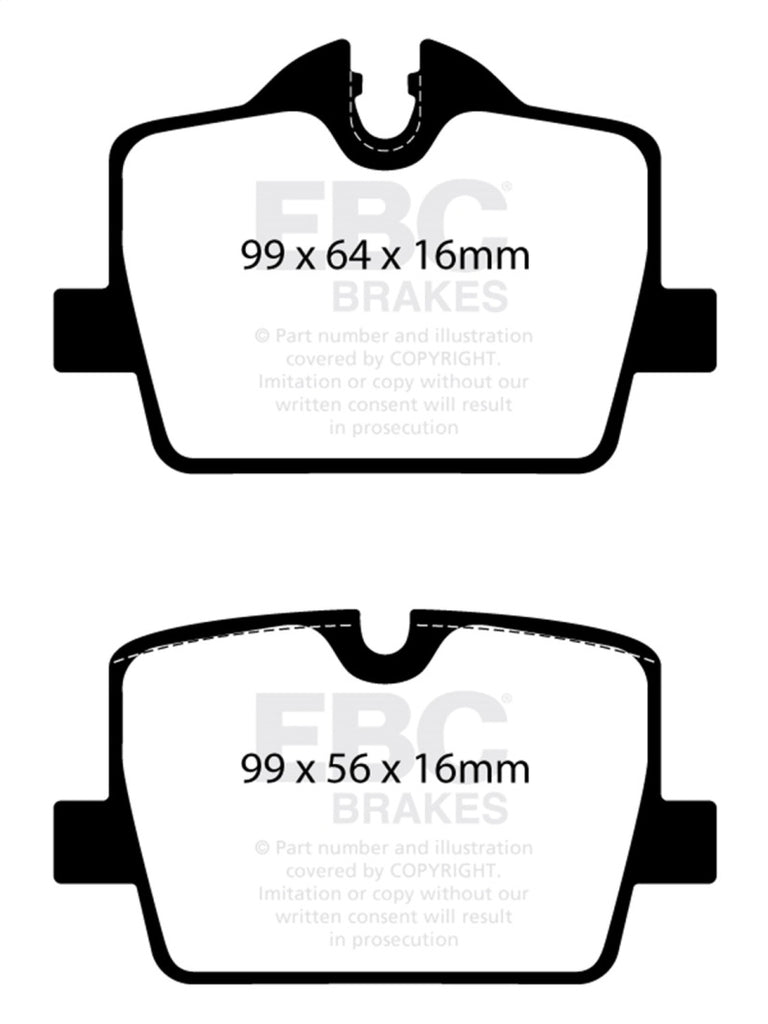 EBC 2019+ BMW Z4 G29 2.0T Bluestuff Rear Brake Pads