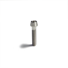 Load image into Gallery viewer, Ticon Industries Titanium Screw Taper Socket Cap M5x10x.8TP 4mm Allen Head