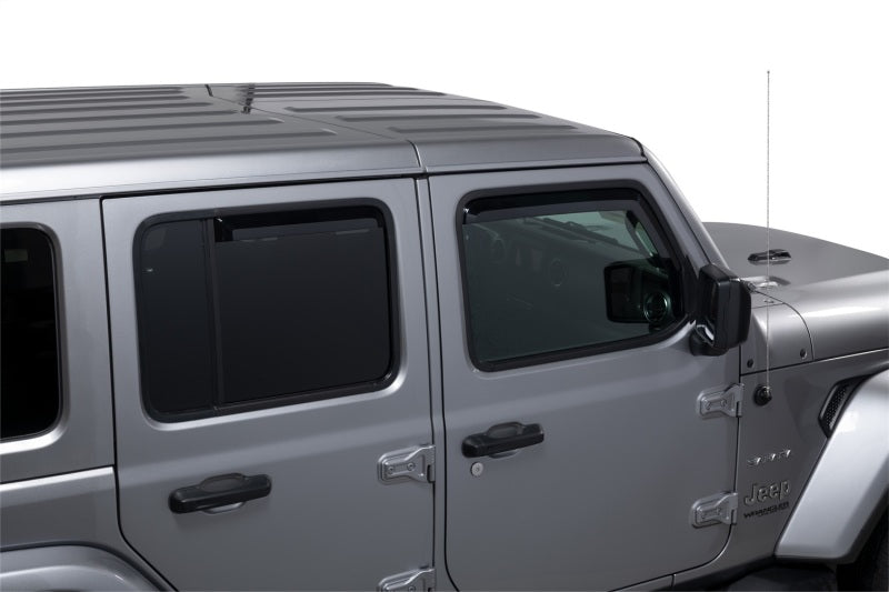 Putco 20-21 Jeep Gladiator JT/JL Element Tinted Window Visors (Set of 4)