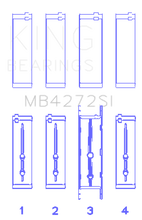 Load image into Gallery viewer, King Engine Bearings Holden Alloytec 175/190 (Size +.026mm) Main Bearing Set