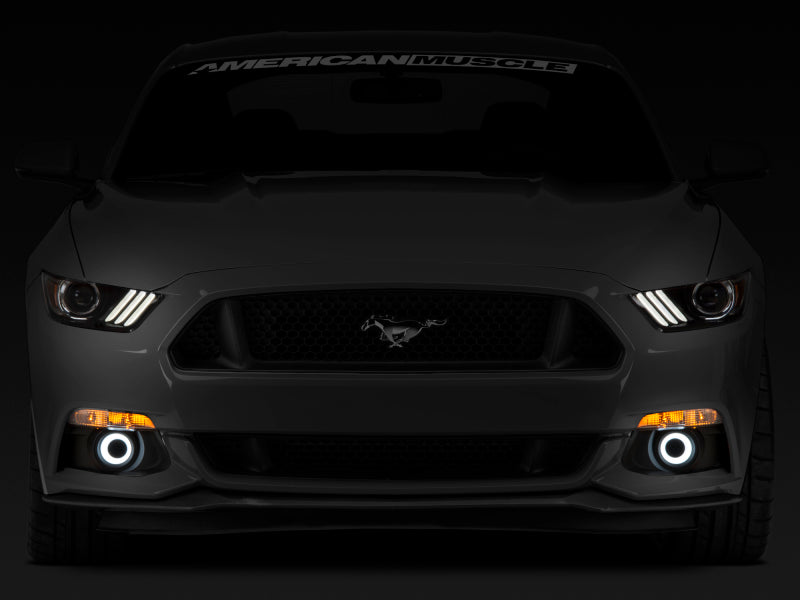 Raxiom 15-17 Ford Mustang LED Halo Fog Lights (w/ Factory Fog Lights)