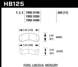 Hawk Performance Ceramic Street Brake Pads