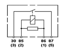 Load image into Gallery viewer, Hella Relay Mini Power Iso 4 Pole 12V Spst Res Bkt