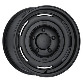 Nomad N504SB Field 17x8.5in / 6X139.7 BP / 35mm Offset / 106.1mm Bore - Satin Black