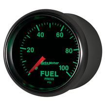 Load image into Gallery viewer, Autometer GS 0-100 PSI Full Sweep Electronic Fuel Pressure Gauge