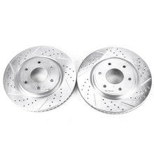 Load image into Gallery viewer, Power Stop 05-07 Infiniti QX56 Front Evolution Drilled &amp; Slotted Rotors - Pair