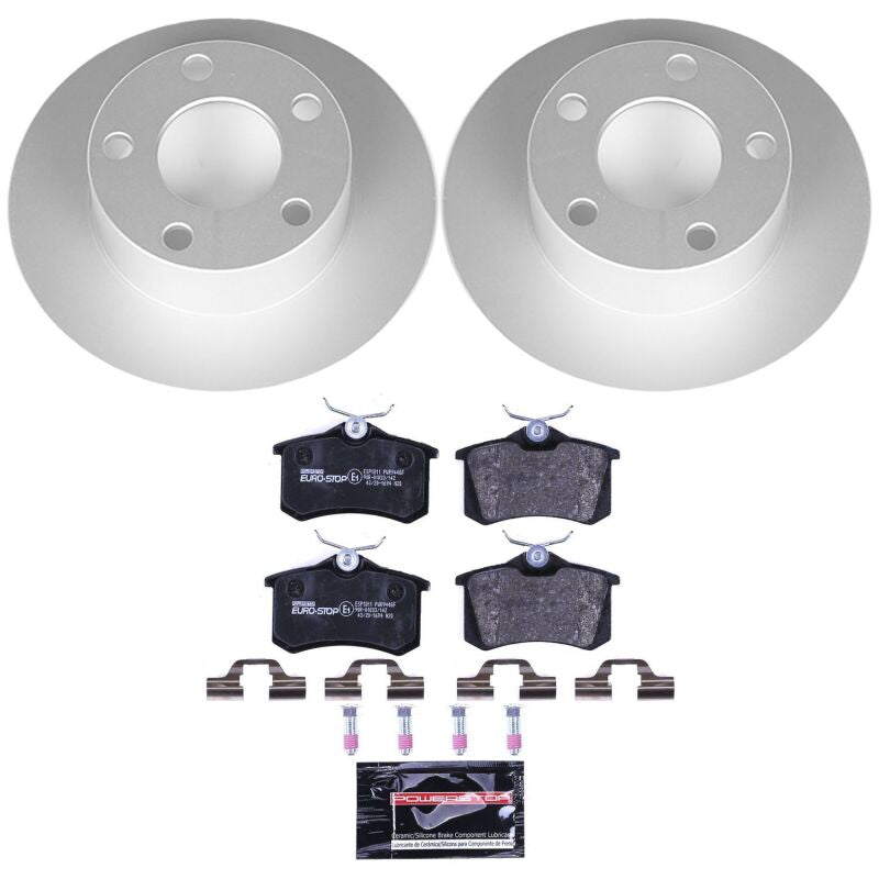 Power Stop 98-04 Audi A6 Rear Euro-Stop Brake Kit