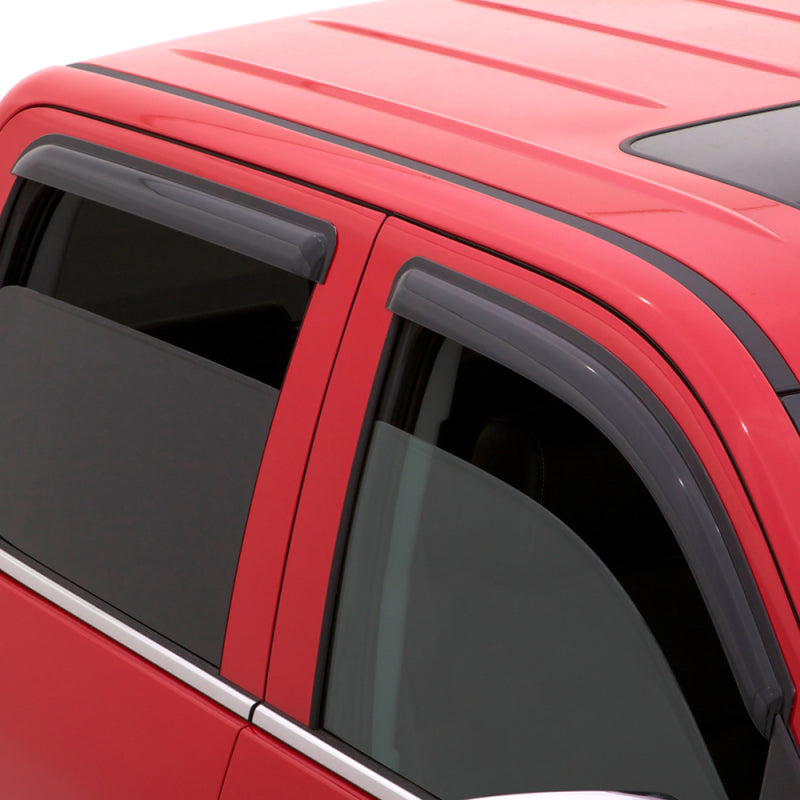 AVS 02-08 Ford Crown Victoria (Long Rears) Ventvisor Outside Mount Window Deflectors 4pc - Smoke