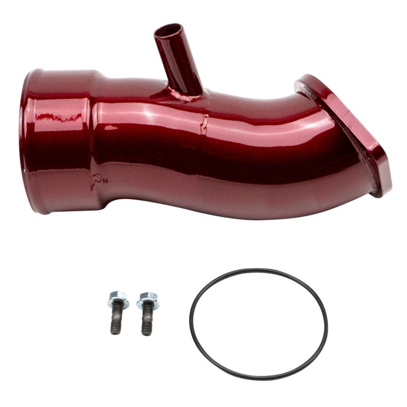 Wehrli 20-24 Chevrolet 6.6L L5P Duramax 3.5in Intake Horn w/PCV Port - WCFab Red