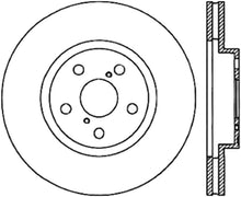 Load image into Gallery viewer, StopTech Sport Slotted 91-95 Toyota MR2 Cryo Front Right Rotor