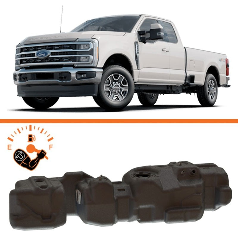 Titan Fuel Tanks 17-25 Ford F-250/F-350 PowerStroke Super Cab Long Bed 55 Gal XXL Mid-Ship Tank