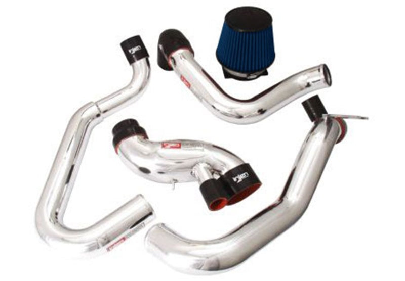 Injen 03-06 Evo 8/9/MR Cast Aluminum Intake System w/ Full Intercooler Piping Polished Short Ram Int