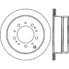 Load image into Gallery viewer, StopTech 98-07 Toyota Land Cruiser Rear Left Slotted Sport Cryo Brake Rotor