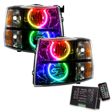 Load image into Gallery viewer, Oracle 07-13 Chevy Silverado SMD HL - Blk - Round Style - ColorSHIFT w/ 2.0 Controller