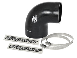 aFe Magnum FORCE Intake Coupling Kit (4 IN ID to 3-3/8 IN ID x 90 Deg.) Elbow Coupler - Black