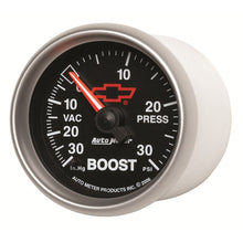 Load image into Gallery viewer, Autometer Sport-Comp II GM 52mm 30 PSI Mechanical Boost Vacumm Gauge