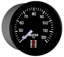 Load image into Gallery viewer, Autometer Stack 52mm 40-120 Deg C 1/8in NPTF Male Pro Stepper Motor Water Temp Gauge - Black