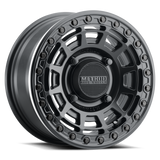 Method MR415 Beadlock 15x10 / 6+4/25mm Offset / 5x4.5 / 76 CB Matte Black Wheel - Gloss Black Ring