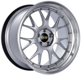 BBS LM-R 20x11 5x114.3 ET20 CB66 Diamond Silver Center Diamond Cut Lip Wheel