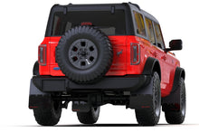 Load image into Gallery viewer, Rally Armor 21-25 Ford Bronco (Plstc Bmpr + RR - NO Rptr/Sprt) Blk Mud Flap w/Met. Blk Logo