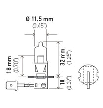 Load image into Gallery viewer, Hella Bulb H3 12V 55W Pk22S T325 +50