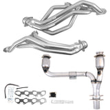 BBK 09-24 Ram 1500 Hemi 5.7L 1-3/4 Long Tube Headers w/High Flow Catted Y-Pipe (Silver Ceramic)