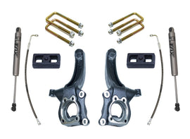 MaxTrac 15-18 Chevrolet Colorado 2WD 4in/2in MaxPro Elite Spindle Lift Kit w/FOX Shocks