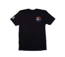 Load image into Gallery viewer, Zone Offroad Black Premium Cotton T-Shirt w/ Patriotic Zone Logos - XL