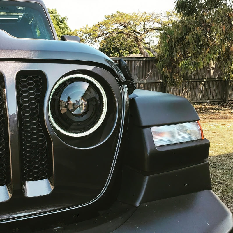 Oracle Oculus Bi-LED Projector Headlights for Jeep JL/Gladiator JT - Matte Blk - 5500K